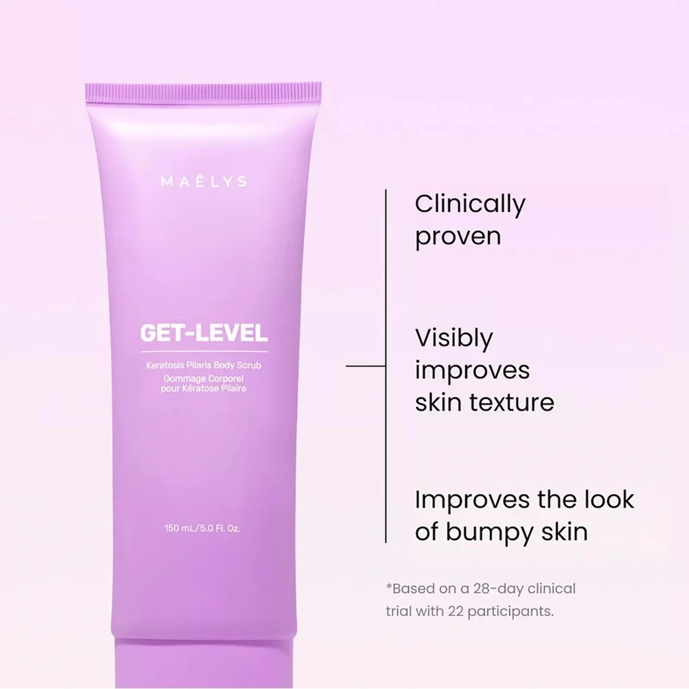 NEW 2 x MAËLYS GET-LEVEL Keratosis Pilaris‎ Body Scrub